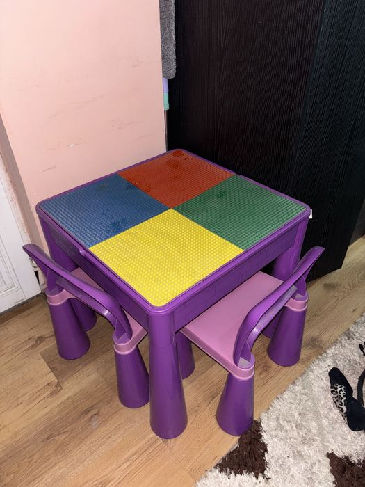 masa lego cu scaune pentru copii