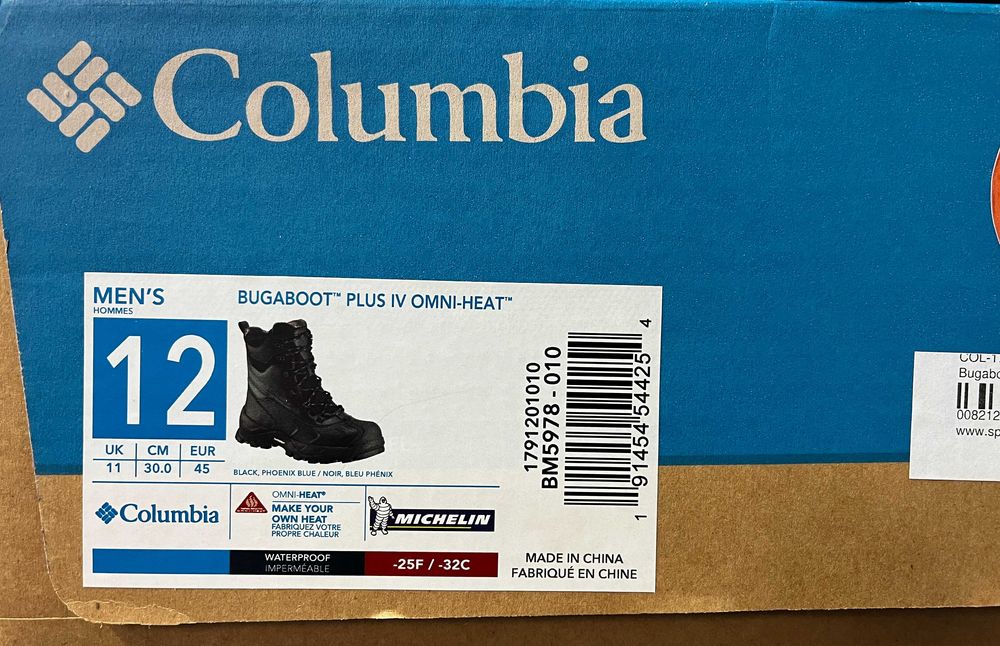 ghete Columbia Bugaboots IV
