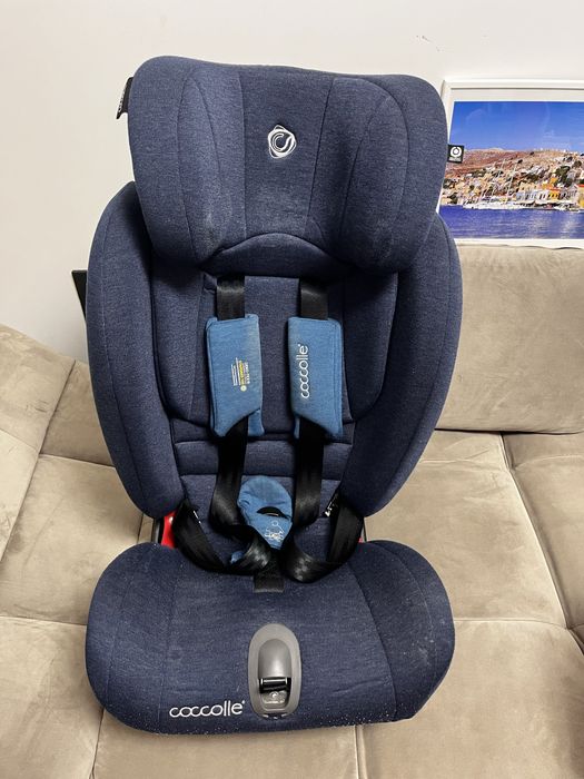 Scaun auto Coccolle Elara Navy Blue, 9-36 kg, Albastru