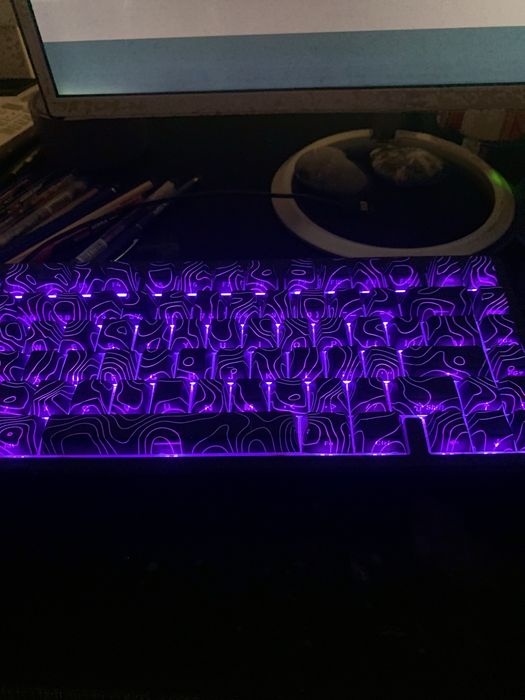 Mchose G75 pro topographic, matcha latte