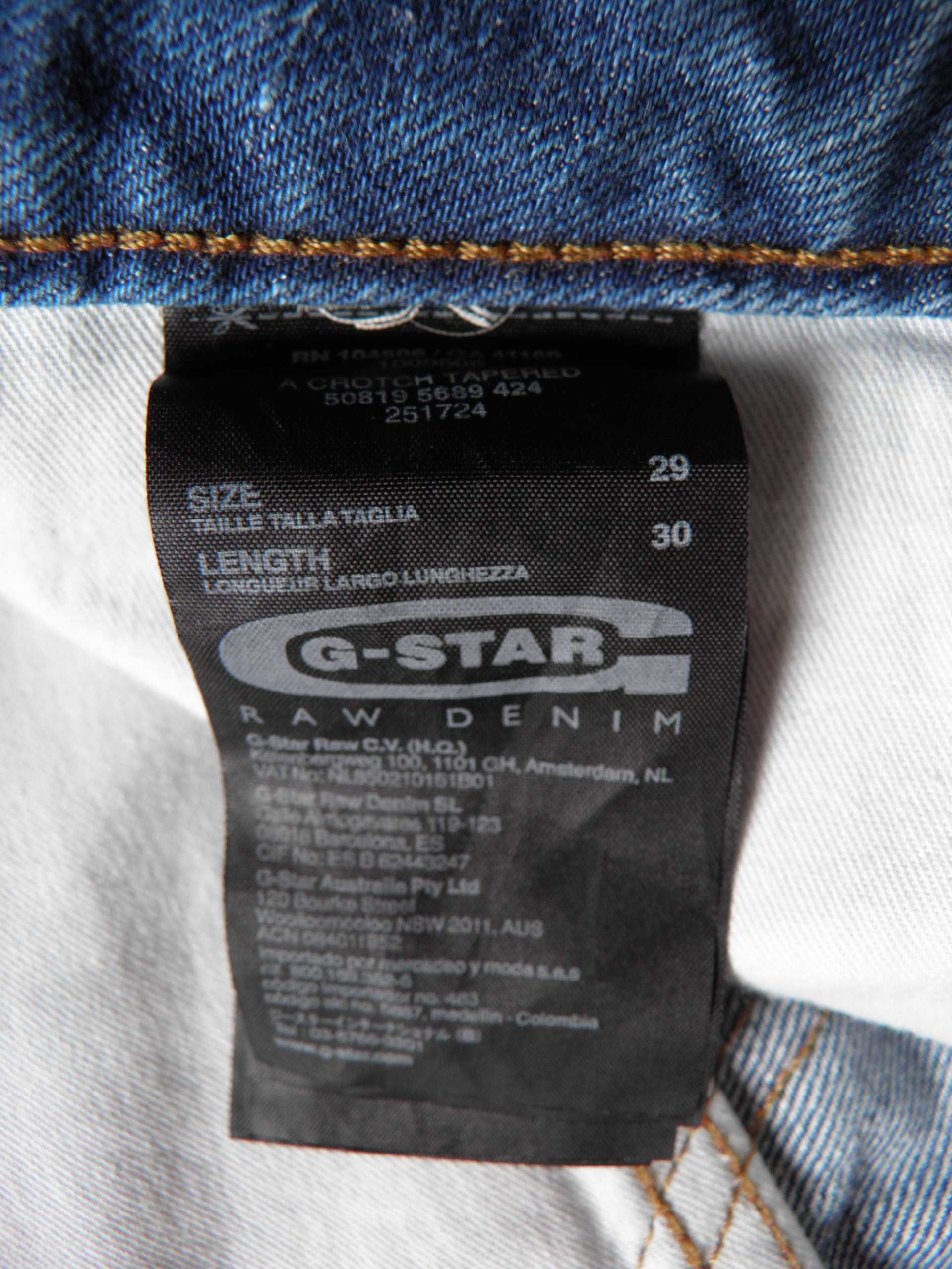 G-star A Crotch Tapered оригинални мъжки дънки W29/L30