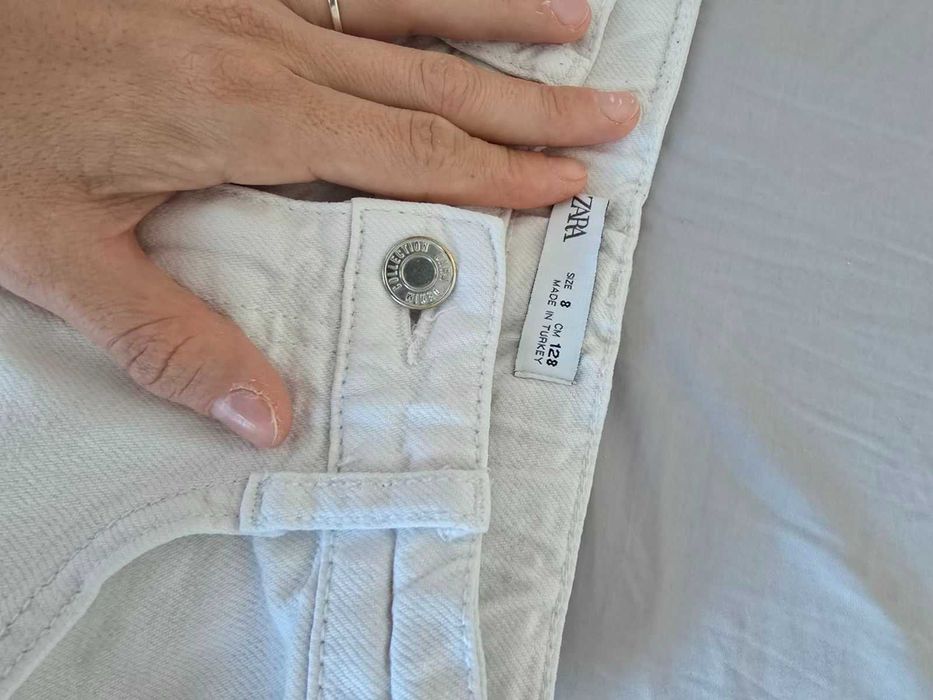 Детски бели дънки ZARA