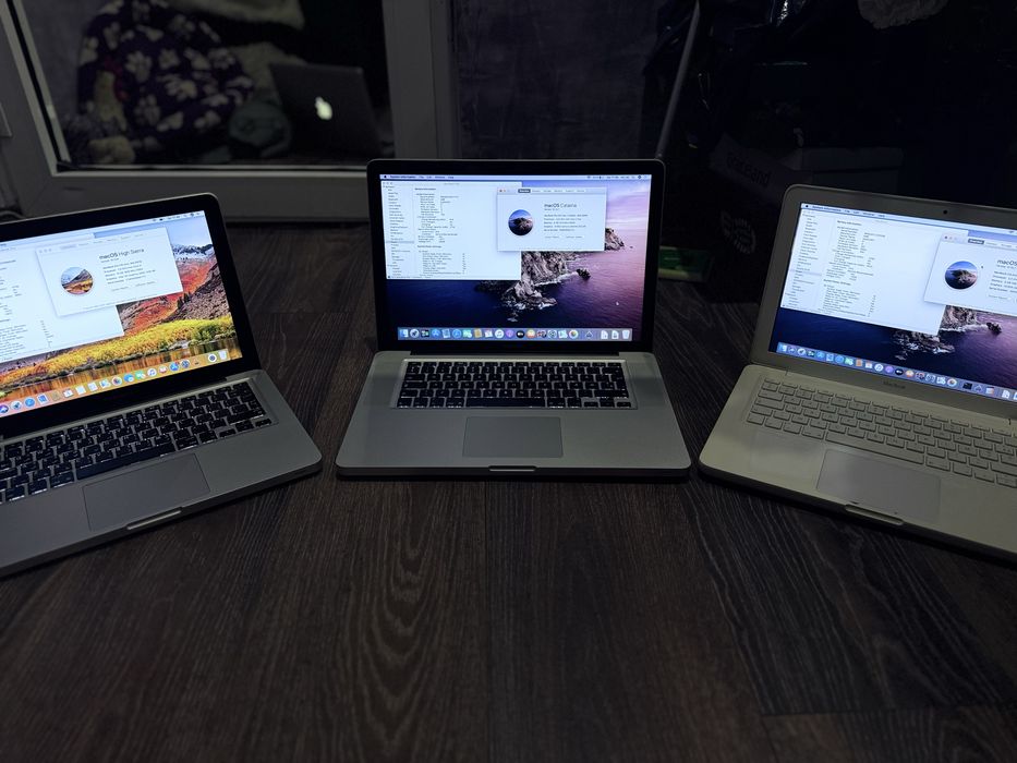 2 macbook pro 1 macbook functionale fara defect