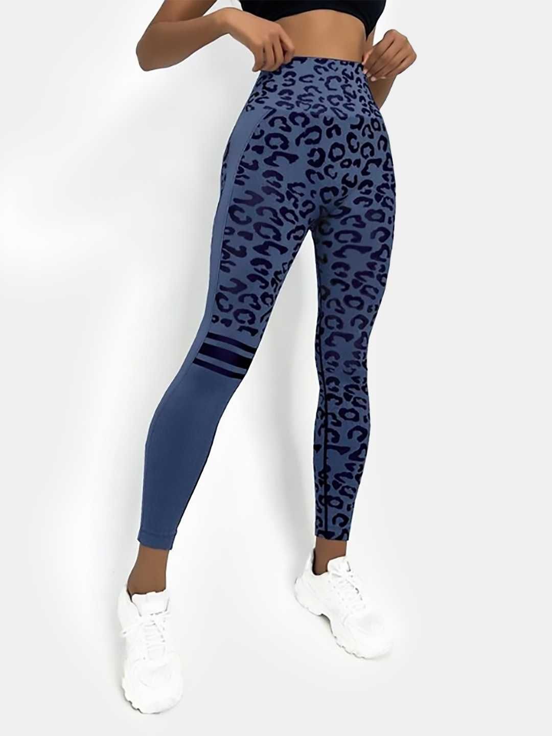 Спортивные леггинсы с эффектом PUSH UP на высокой посадке. Leggings