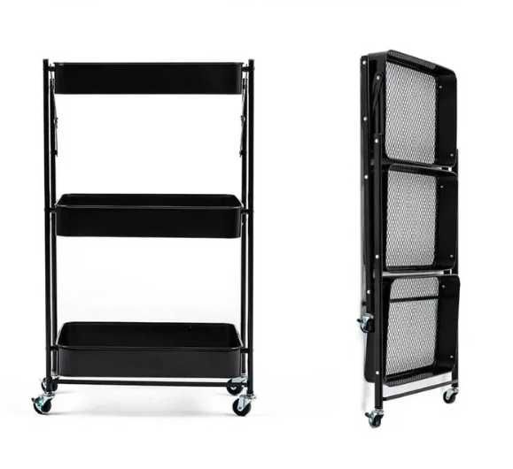 Этажерка для ванной гардеробной кухни металлическая, st4