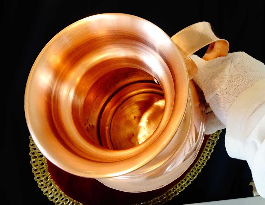 Медна халба,медна чаша,медна кана,чиста червена мед.