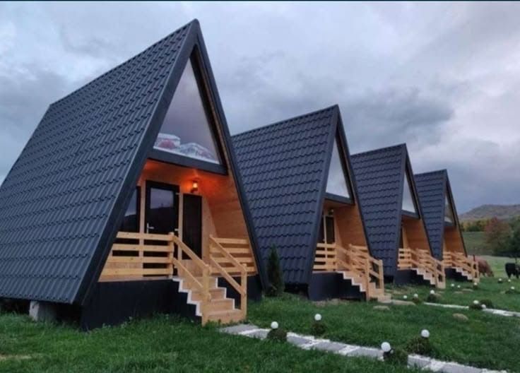 Construim cabane din lemn tip A