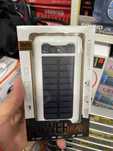 Преносима батерия Power bank с вграден соларен панел-10000 mAh