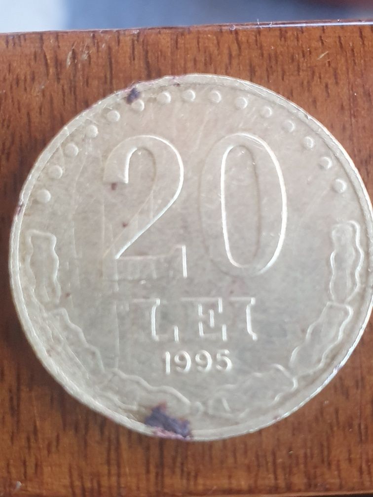 Moneda 20 lei Ștefan cel Mare 1995