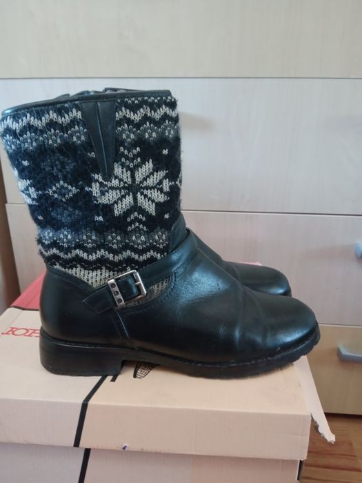 Сапоги  женские натуралка кожа и мех