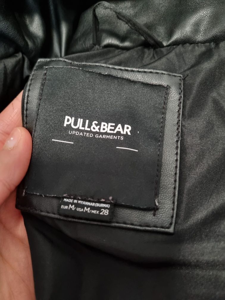 Geaca efect piele Pull&bear [M-L]