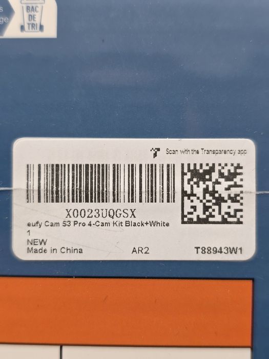 Set de 4 camere eufyCam S3 Pro, cameră de supraveghere solară wireless