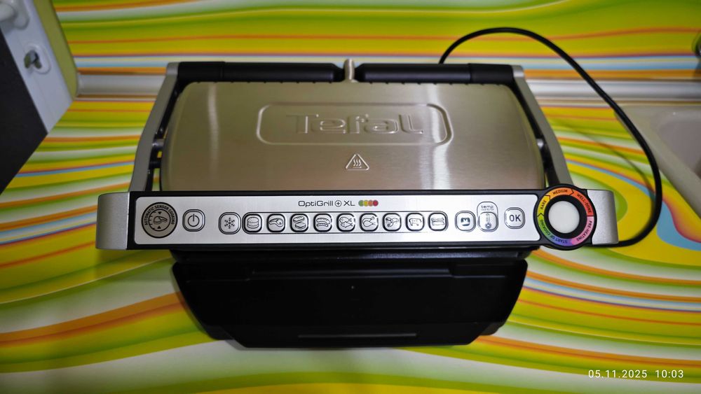 Грил преса Tefal GC727810 OPTIGRILL + XL