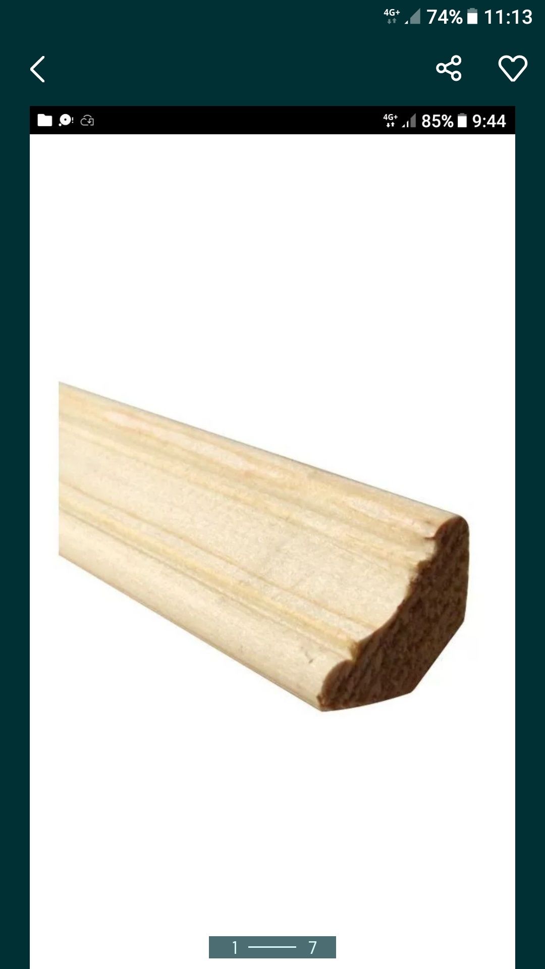 Плинтуса деревянные для пола и паталков