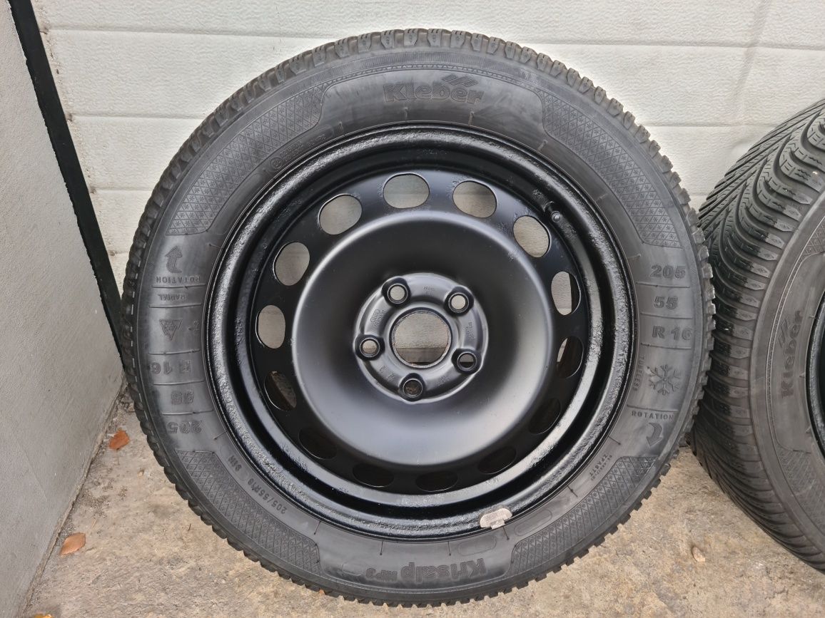 4 roti complete Vw Golf/Touran/Passat/Jetta, 205/55R16,Audi/Skoda/Seat
