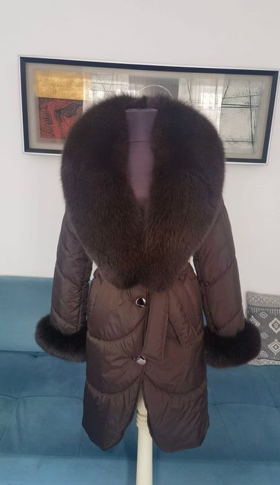 Geaca cu blana naturala