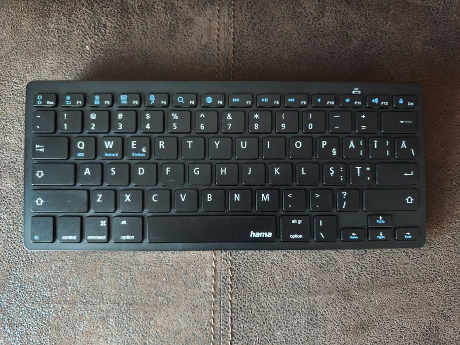 Tastatura wireless Bluetooth universala, compatibila cu PC,