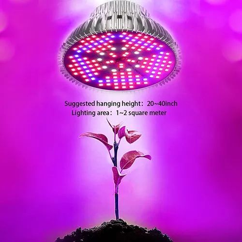Lampa bec 150 led cresterea plantelor  spectru alimentatie copil hrana