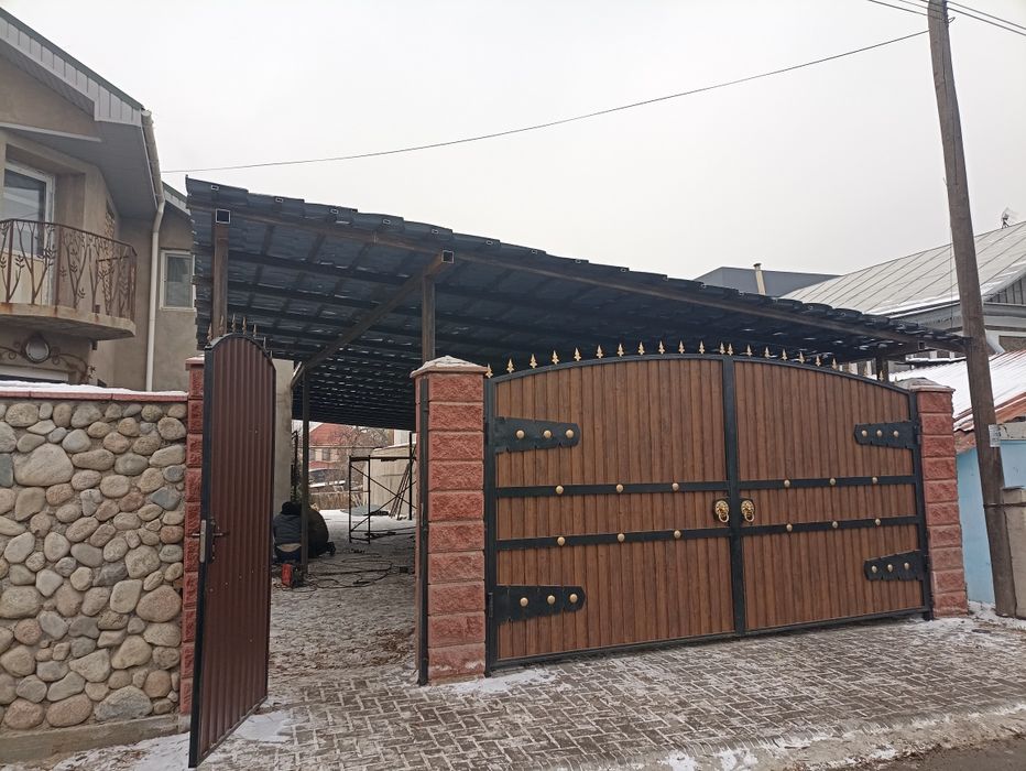 Варота решетки навес перила заборы на заказ гарантия качества сварочны