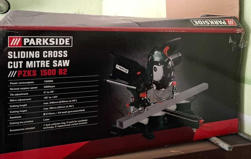 Циркулярен трион с герунг Parkside PZKS 1500 B2