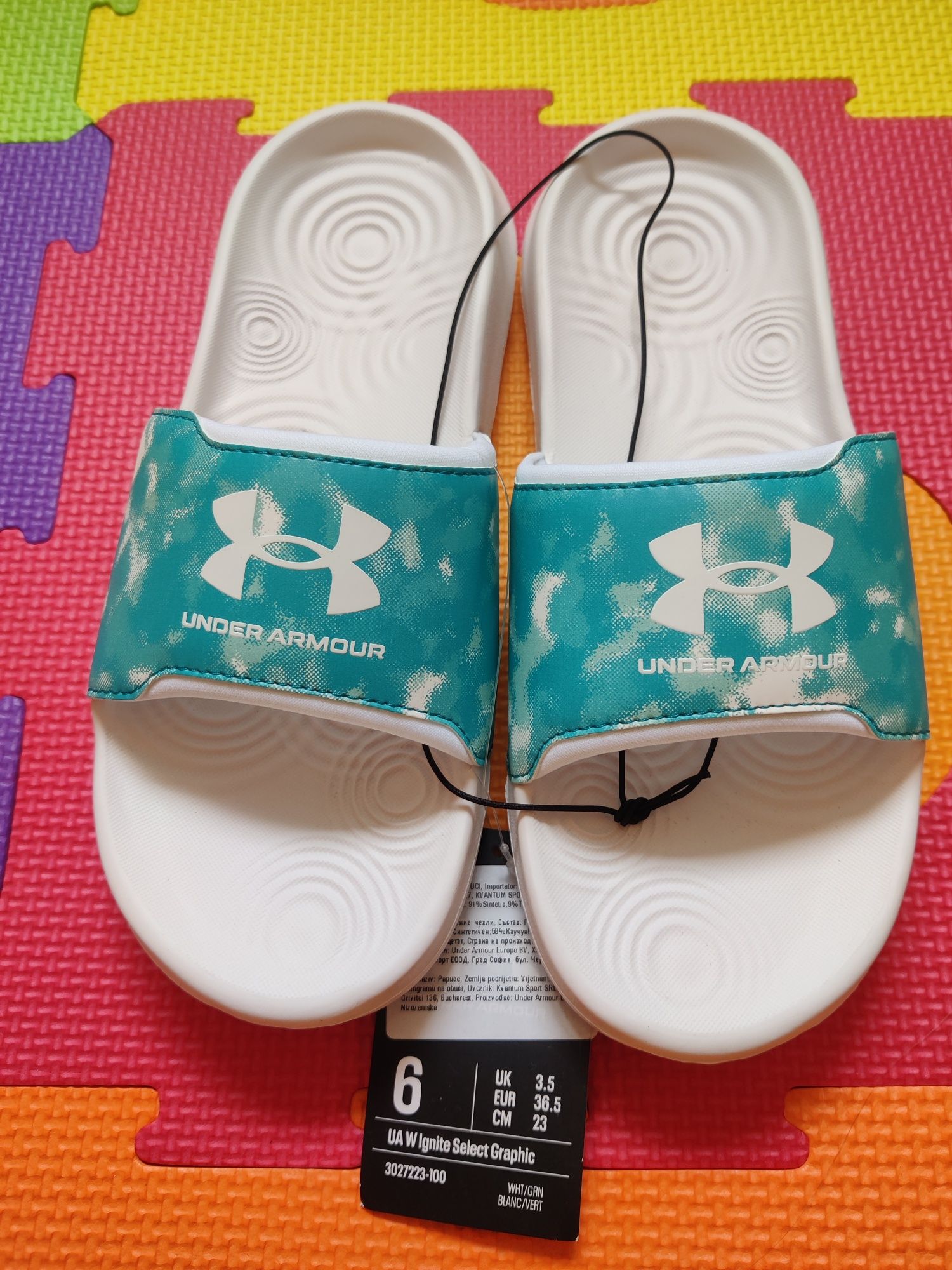 Сандали Columbia и чехли Under Armour
