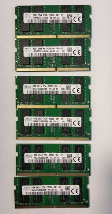 Memorie Laptop 2 x 8GB DDR4 2666, KIT 16GB DDR4 2666