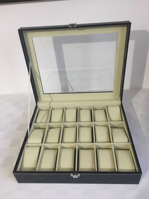 Cutie Caseta Depozitare Ceas-uri pentru 6,10,12, 20 și 24. SIGILAT!