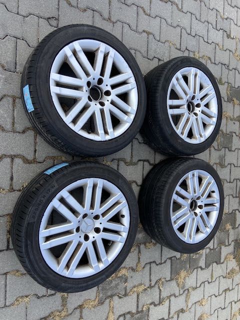 17 цола джанти Мерцедес W204,Ц с гуми Continental 225/45/17 dot2020