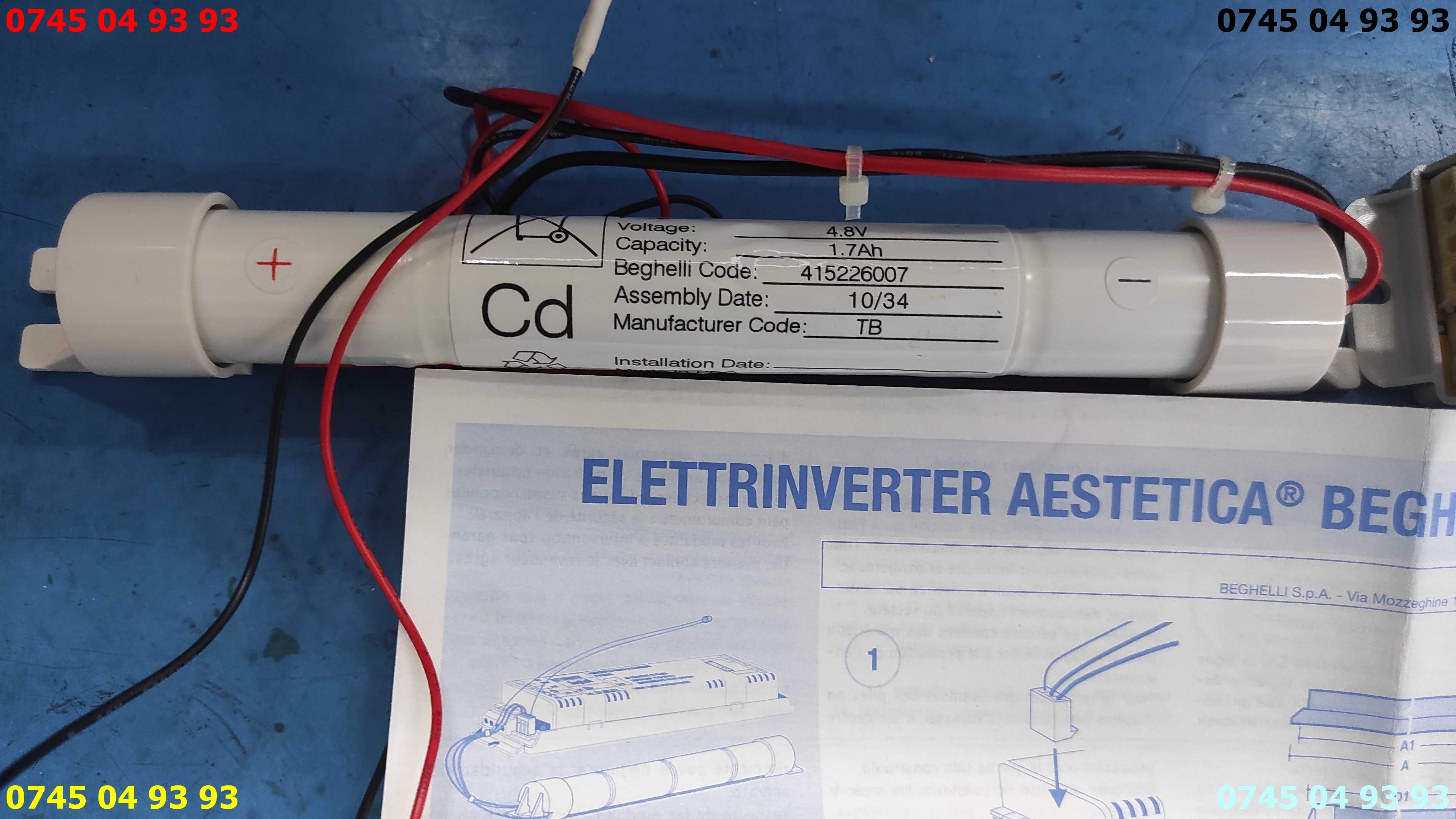 iluminare de urgenta acumulator si electronica NOI ca in imagine