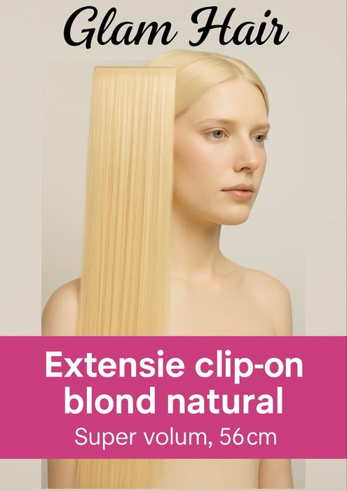 Set extensii lungi ( culori diferite blond / saten/ brunet )