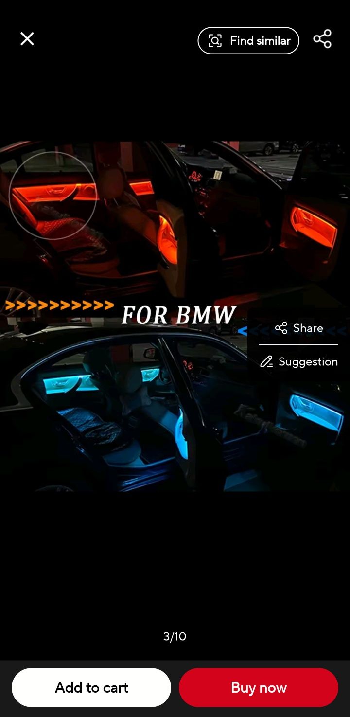 Led лайсни за BMW F30
