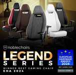 noblechairs • Legend Black Red White кресло офисное игровое Германия