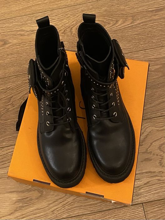 Ghete piele naturala Elite,marime 40