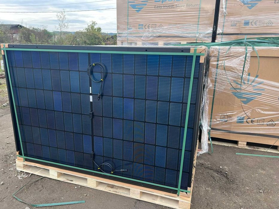 Panouri fotovoltaice bifaciale Spolar 430W – FULL BLACK, celule TOPCon
