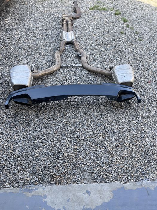 Evacuare toba Dubla BMW F10 F11 M550 difuzor evacuare dubla