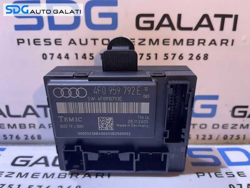 Unitate Modul Calculator Confort Control Usa Portiera Dreapta Fata Audi A6 C6 2005 - 2011 Cod 4F0959792E 4F0910793E [L4009]
