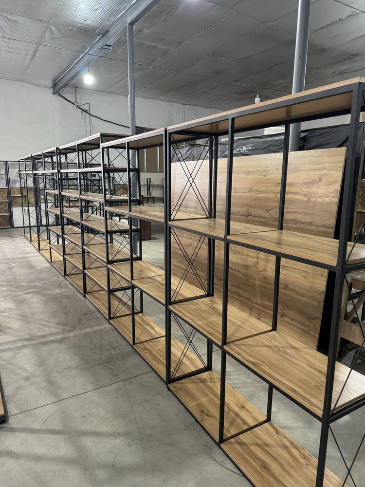 Loft mebil ishlab chiqaruvchi lardan harxil stelajla bor 700.000 boshl