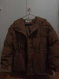 зимняя куртка коричневого цвета:D