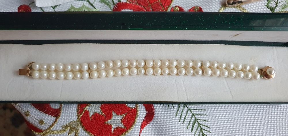 Bratara perle închizătoare 14k