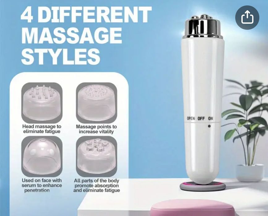 Распродажа 3000 тенге за  2 массажёра для лица + каппучинатор