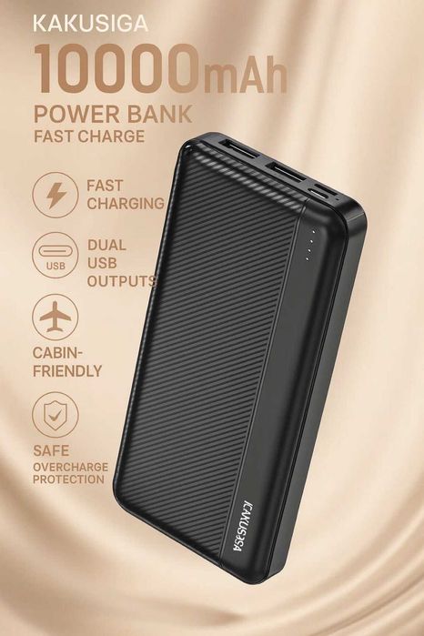 Original Power Bank KAKUSIGA 10000mAh | Fast Charge | Poverbank