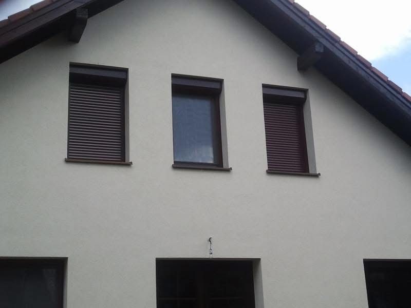 Plase pentru tantari/insecte, rulouri exterioare din aluminiu, glaf