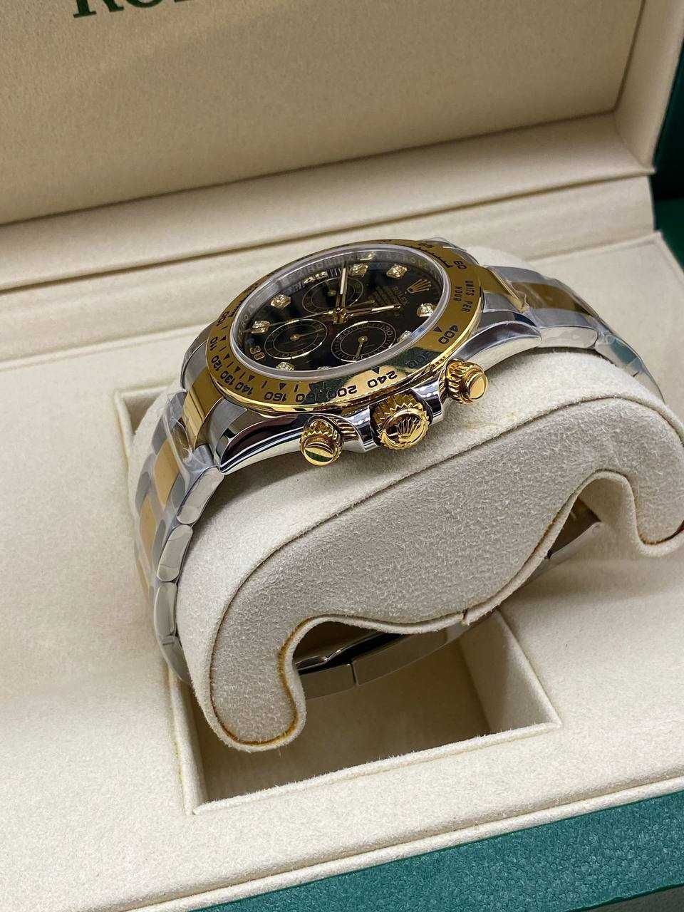 Rolex Daytona 116503 Yellow Gold & Stainless Steel Black Diamond Dial