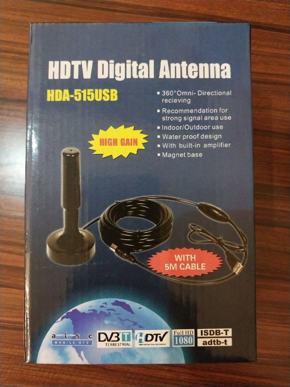 Antenna, USB quvvat  5 Metr kabel