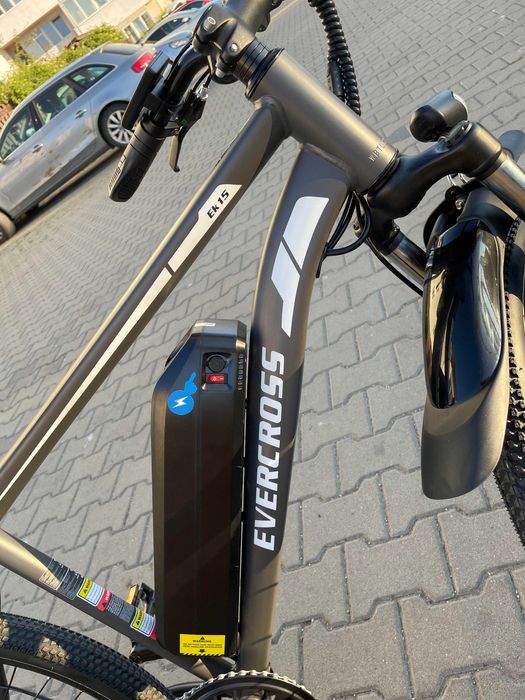 Bicicletă electrică Evercross EK15 – autonomie 90 km,nouă.in garantie