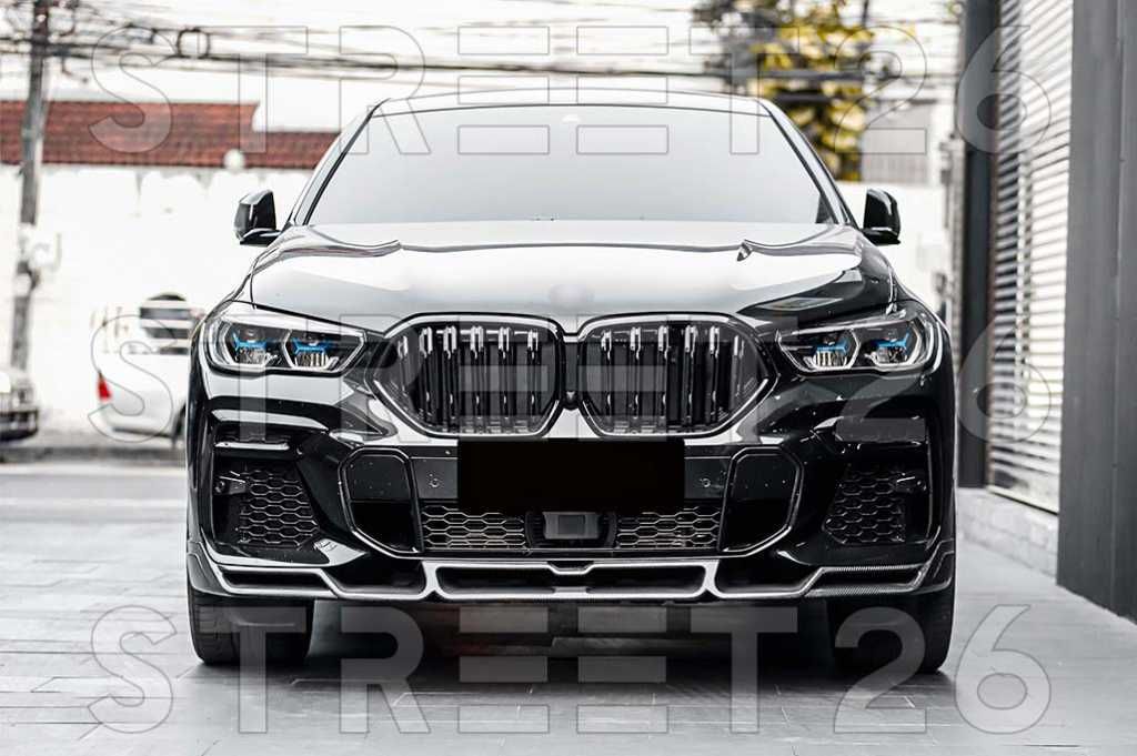 Grila Dubla BMW X6 G06 (2019-2023) M Design Negru Lucios