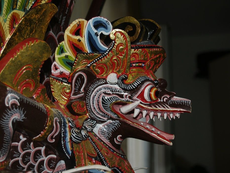 Vultur lemn - Garuda - operă de artă