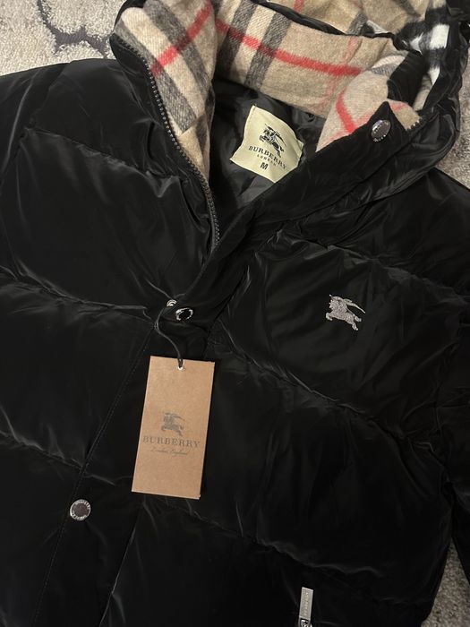 Burberry geaca neagra de iarna puffer marime M