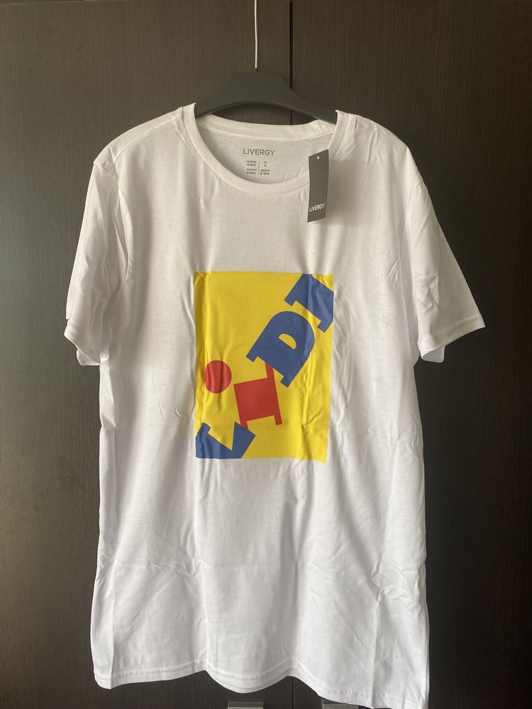 Tricou Lidl cu eticheta