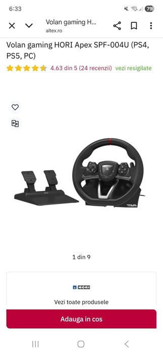 Se vinde volan Logitech folosit putin